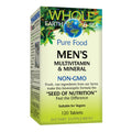 Natural Factors Whole Earth & Sea Men's Multivitamin s& Mineral, 1 Serving Contains Nutrition Equivalent to ½ lb of Veggies, 120 Tablets Natural Factors