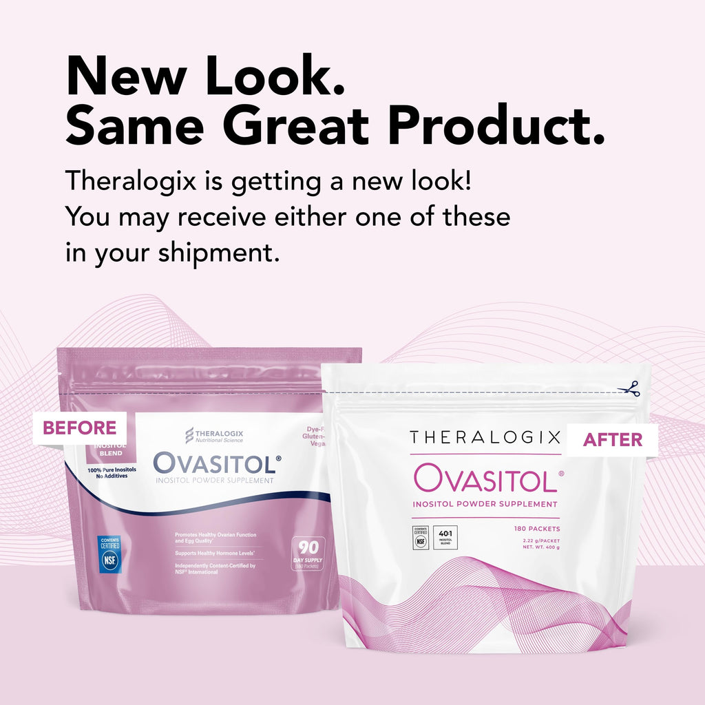 Theralogix Ovasitol Inositol Powder Packets - 180 Servings - Myo-Inositol TheralogixBuy Supplements Australia