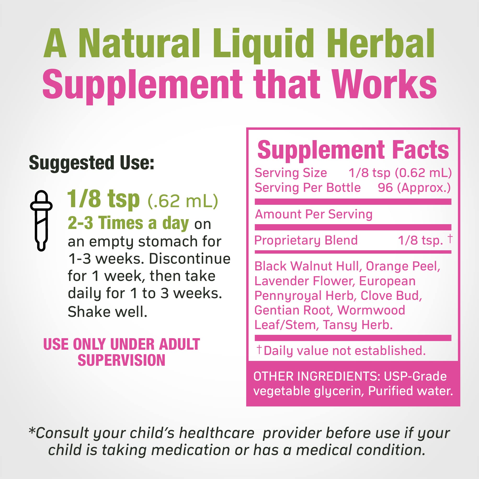 Cedar Bear - Intestinal Cleanse for Kids, Liquid Herbal Supplement for Detox Cleanse Cedar Bear NaturalesBuy Supplements Australia