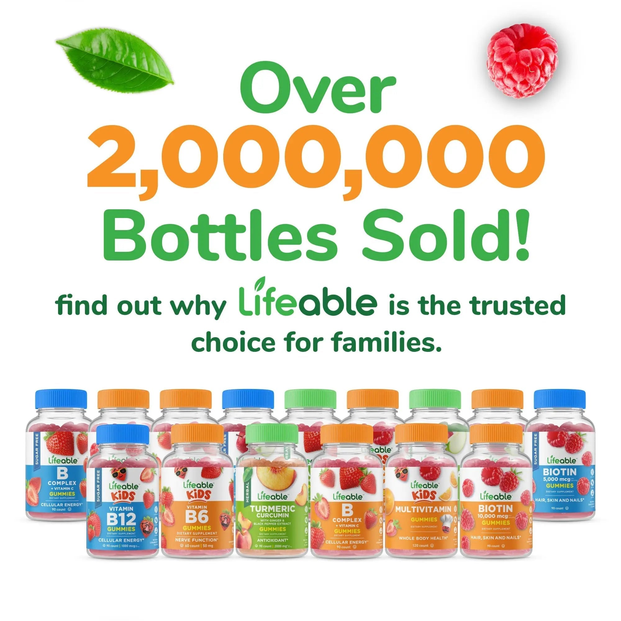 Lifeable Sugar Free Multivitamin for Men Gummies | with Iron and 18 Essential Vitamins and Minerals | Sugar Free Vitamins | 90 Gummies Lifeable