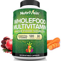 Nutrivein Whole Food Multivitamin for Men & Women – 120 Vegan Multivitamin Caps for Adults – Daily Energy, Immune & Heart Support NutriveinBuy Supplements Australia