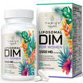 ThrivyThystle Liposomal DIM 400 mg - Hormone Balance, Estrogen Support for Women, DIM Supplement with Vitamin E, Evening Primrose, Black Cohosh, Omega-3 Fatty Acids (60 Capsules) ThrivyThystleBuy Supplements Australia