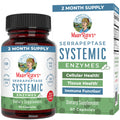 MaryRuth Organics Serrapeptase Enzymes Capsules | Up to 2 Month Supply | Enzyme Supplement for High Potency Sinus Relief Pills| Tissue Health and Cellular Health | Vegan | Gluten Free | 60 Count MARYRUTH'SBuy Supplements Australia