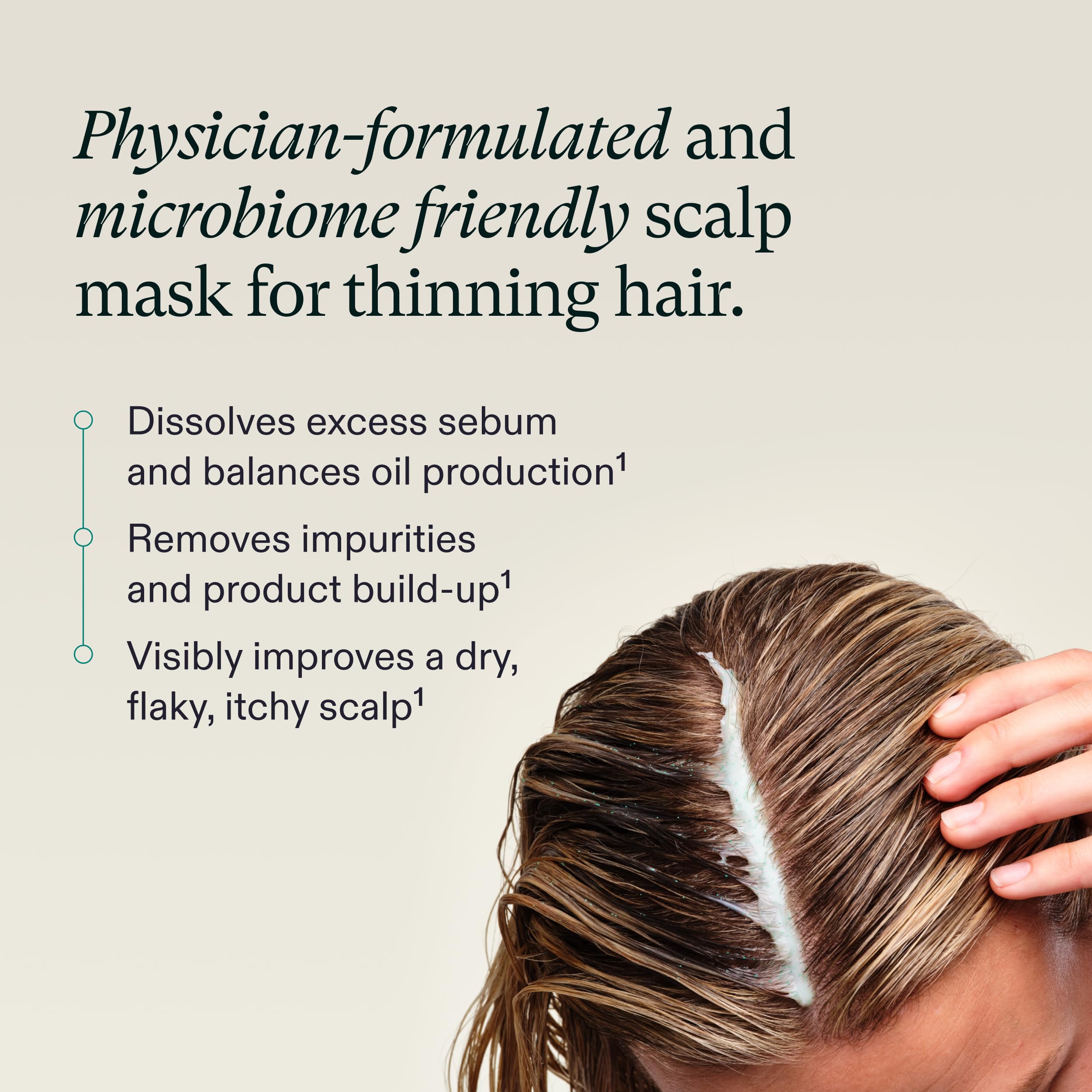 Nutrafol Exfoliating Scalp Mask, Eliminates Product Build-up and Oil for Healthier Hair and Scalp, Physician-formulated for Thinning Hair, Color and Extension Safe - 4 Fl Oz Bottle NutrafolBuy Supplements Australia
