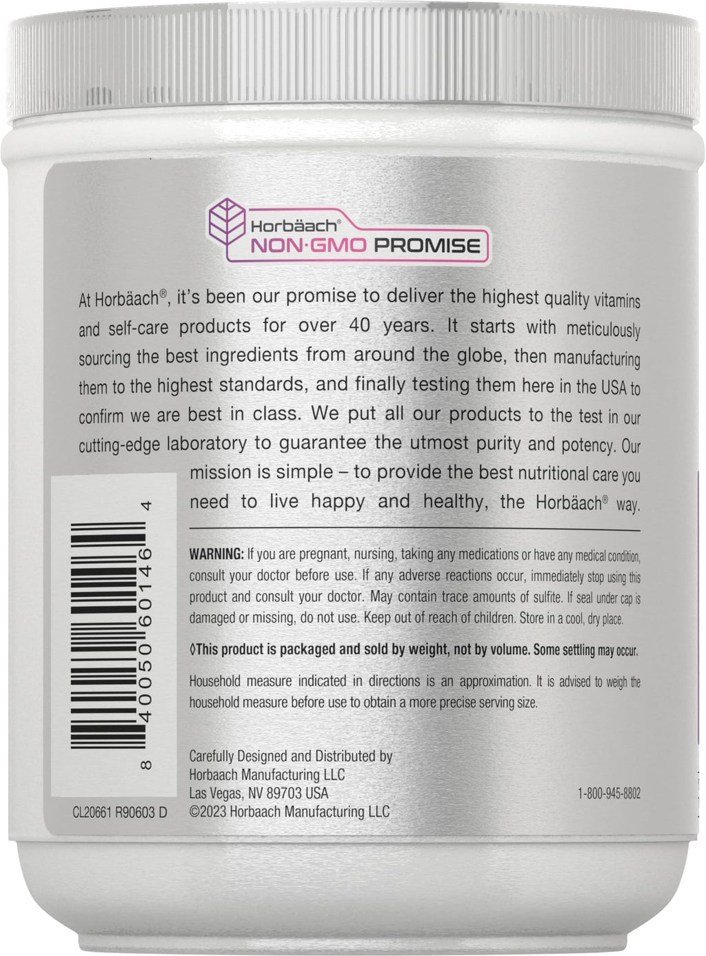 Horbäach Skin Rejuvenator with Verisol 10.58 oz | Bioactive Collagen Peptide Powder | Types I and III | Non GMO, Gluten Free Supplement HorbäachBuy Supplements Australia