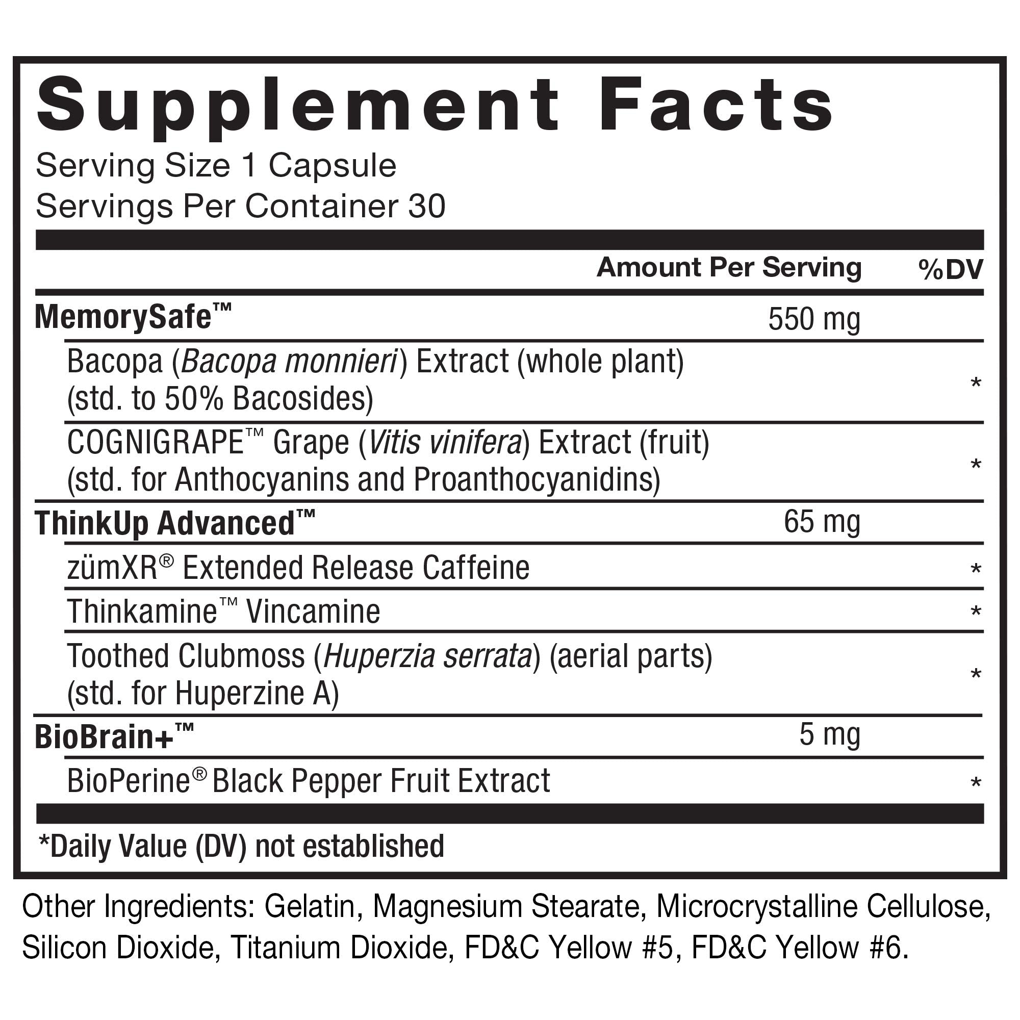 Force Factor Forebrain Nootropic Brain Supplement to Improve Memory, Boost Focus, Increase Mental Energy, and Support Brain Health with Caffeine, Bacopa, and Huperzine A, 30 Capsules Force FactorBuy Supplements Australia
