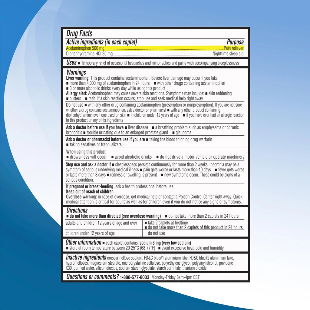 Right Remedies Extra Strength Pain Relief PM & Nighttime Sleep Aid Caplets,(300 count), Acetaminophen 500 mg & Diphenhydramine HCl 25 mg, Non-Habit Forming, Compare to Active ingredients of Tylenol PM RIGHT REMEDIESBuy Supplements Australia