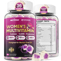 Multivitamin for Women 50 Plus Gummies, Vegan Omega 3, Methylfolate, Calcium, D3 K2, CoQ10, Daily Vitamin A C E, Methylated B12, Biotin, B Complex Nextdia