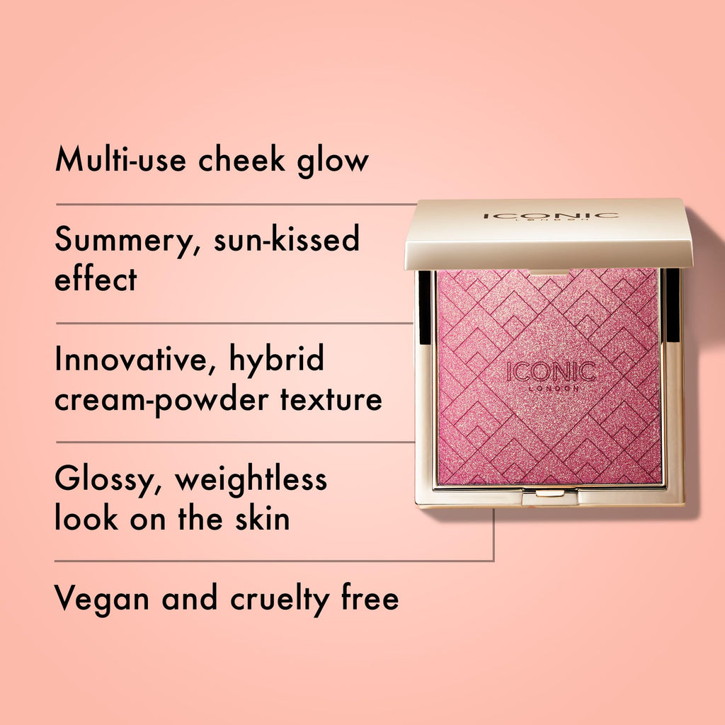 ICONIC LONDON Kissed by the Sun | Multi-Use Blush, Bronzer, & Highlighter, For All Skin Types, Cruelty-Free, Vegan Makeup, (Play Time) 0.17 oz ICONIC LONDON buy supplements Au