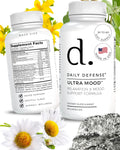 Daily Defense Mood Support Supplement - Ultra Mood 60 Count Mood Enhancer with Calcium Carbonate, Folic Acid, GABA, 5-HTP, Ashwagandha Root Extract & More - Non GMO Mood & Relaxation Supplement Daily DefenseBuy Supplements Australia