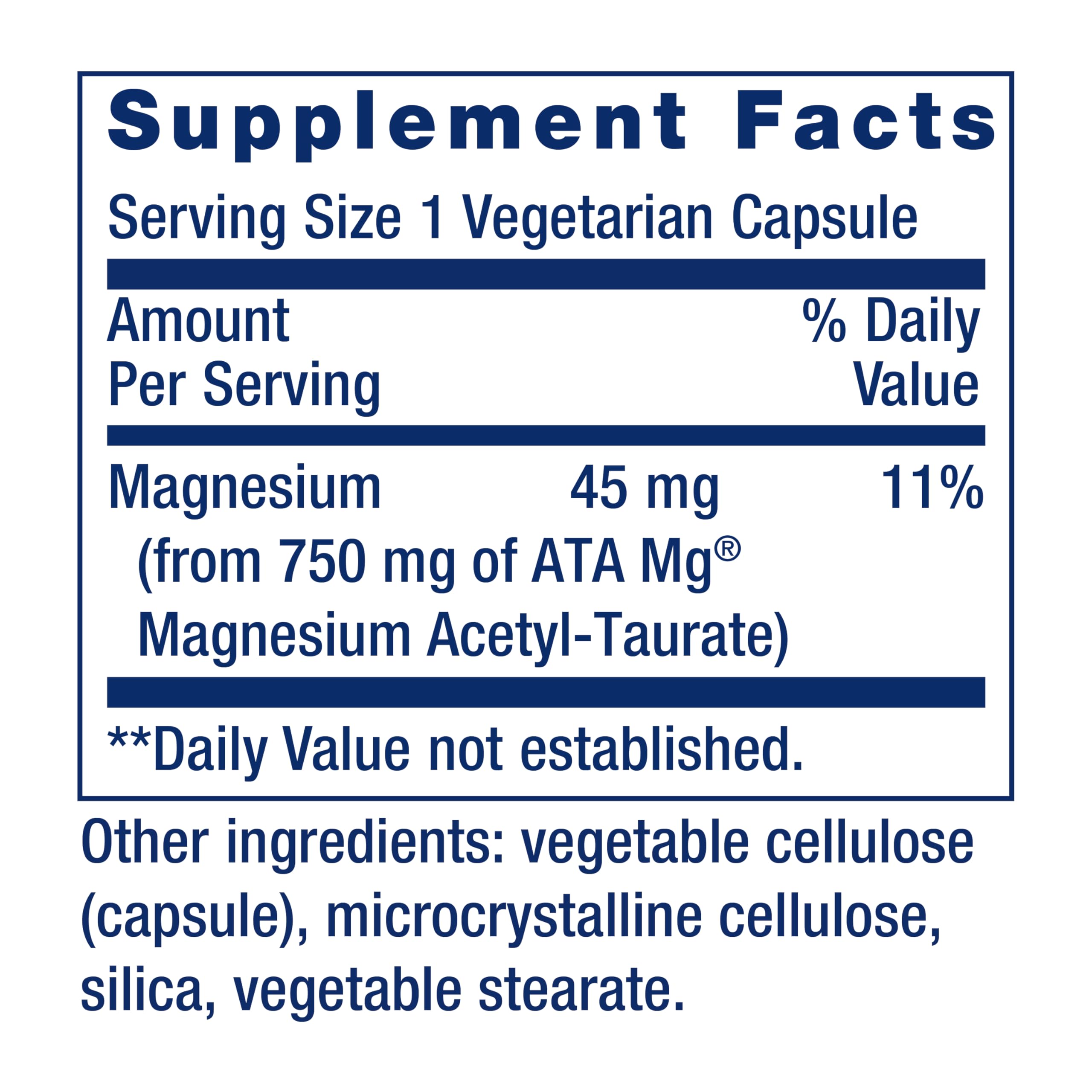 Life Extension Calm-Mag, Magnesium Acetyl taurinate, Daily Stress Management Formula, Supports Calmness and Relaxation, Gluten-Free, Non-GMO, Vegetarian, 30 Capsules Life ExtensionBuy Supplements Australia