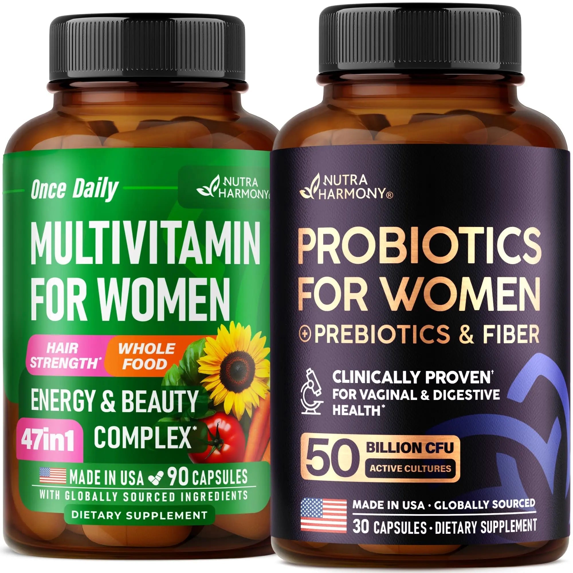 NUTRAHARMONY Multivitamins & Probiotics for Women NUTRAHARMONYBuy Supplements Australia