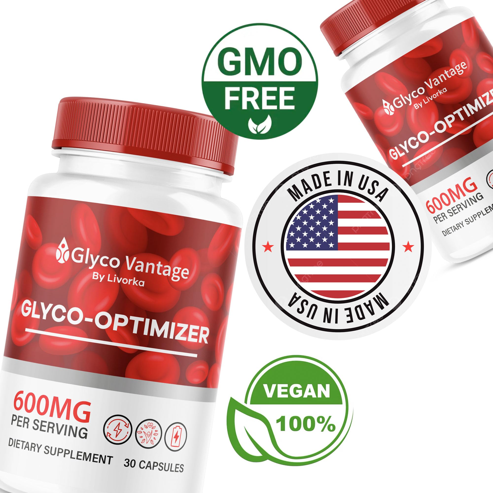 (3 Pack) Glyco Vantage Glyco Optimizer, Glyco Vantage, Glyco Vantage Capsules, Glyco Vantage Joint Optimizer, GlycoVantage Glyco Optimizer Pills, Glyco Vantage Support, 90 Capsules For 3 Months LIVORKABuy Supplements Australia