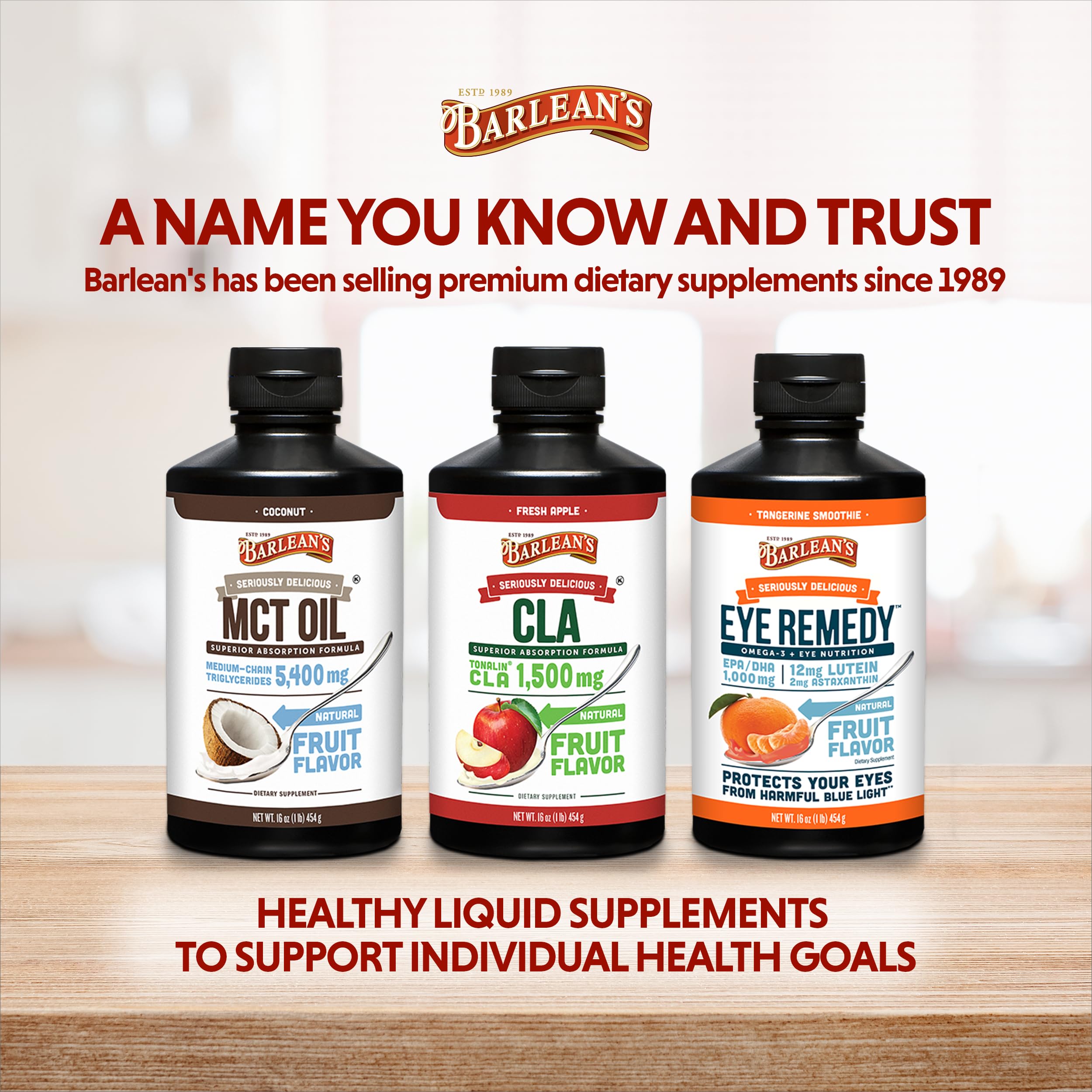Barlean's Fresh Apple with 1,500 mg of Tonalin CLA - Gluten-Free, Vegan, Kosher Barlean'sBuy Supplements Australia