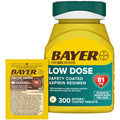 Bayer Aspirin 81mg Enteric Coated Tablets 300ct and 2 Count Travel Pack of Genuine Aspirin 325mg Coated Tablets BayerBuy Supplements Australia