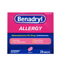 Benadryl Ultratabs Allergy Relief Medicine, 25 mg Diphenhydramine HCl Antihistamine Tablets For Relief of Cold & Allergy Symptoms Like Sneezing, Runny Nose, & Itchy Eyes & Throat, 24 ct Benadryl buy supplements Au