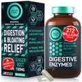 Digestive Enzymes for Women and Men with Probiotics and Prebiotics - Vegan Digestive Enzyme Blend - Bloating Support, Gut Health & Digestion Supplement with Artichoke Ginger Turmeric - 180 Capsules WILD FUELBuy Supplements Australia