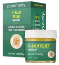 Puremedy - H-Relief Balm - All-Natural Salve for Bottom Lumps and Fissures, with Only Certified Organic or Wild Harvested Ingredients, 1 oz PuremedyBuy Supplements Australia