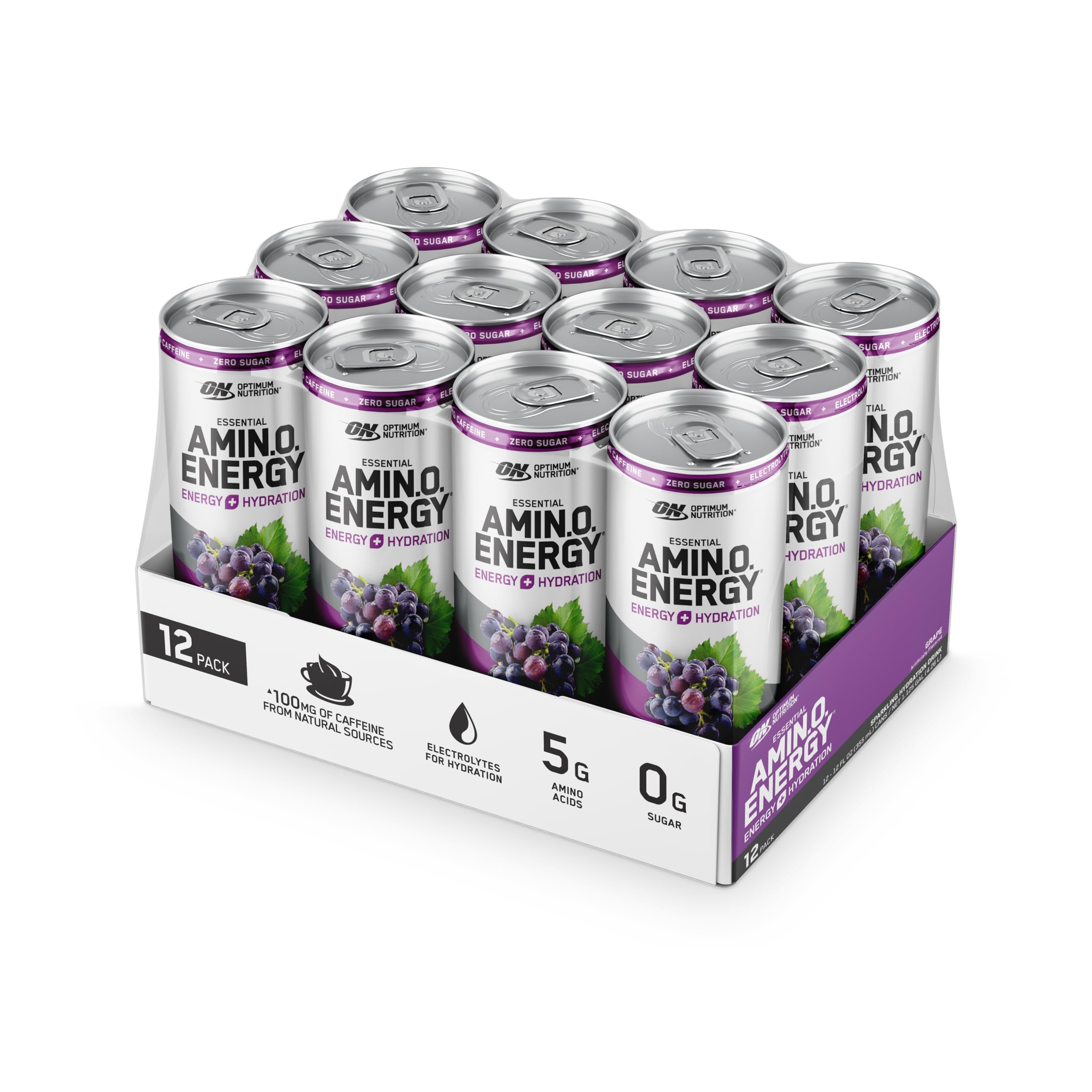 Optimum Nutrition Amino Energy Sparkling Hydration Drink, Electrolytes, Caffeine Optimum NutritionBuy Supplements Australia