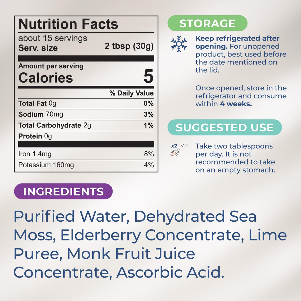 TrueSeaMoss Wildcrafted Irish Sea Moss Gel – Nutritious Organic Raw Seamoss Rich TrueSeaMossBuy Supplements Australia
