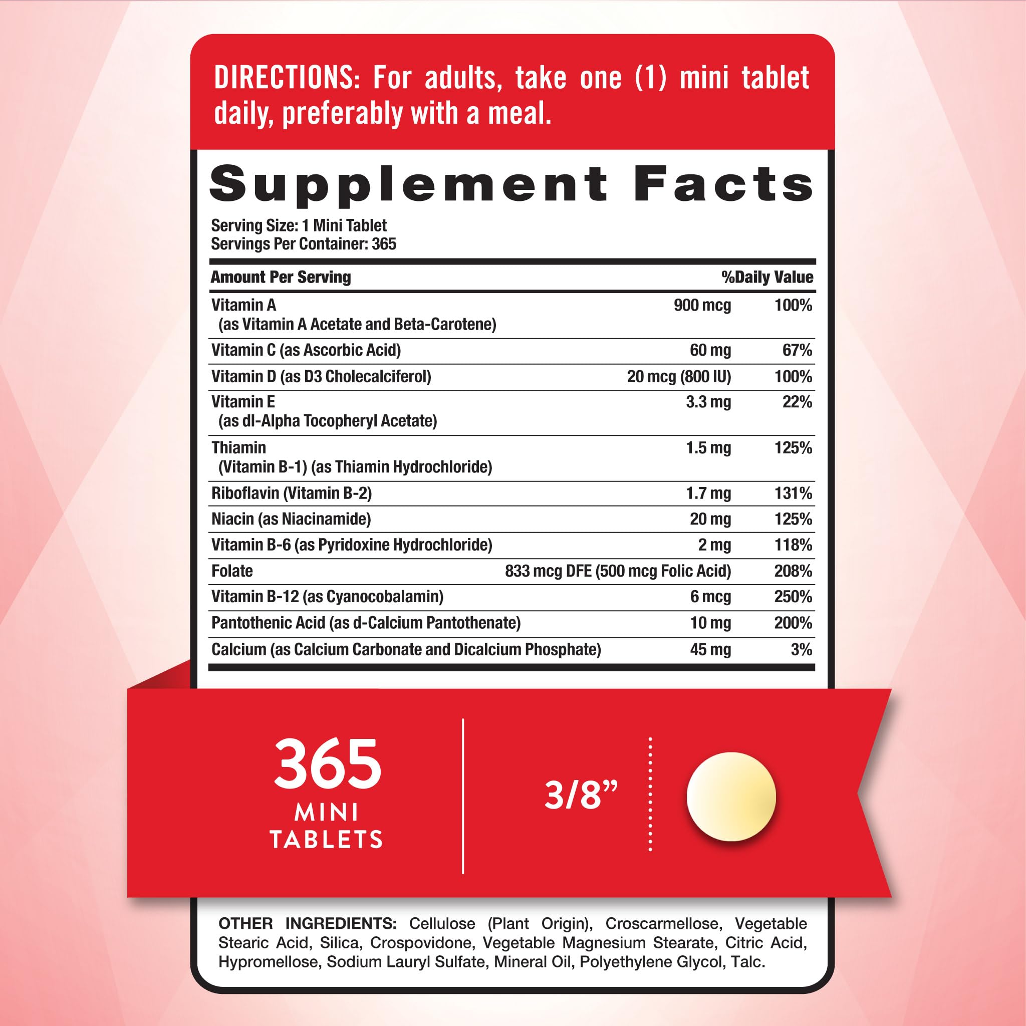 Nature's Truth One Daily Multivitamin for Men and Women | 365 Mini Tablets | Non-GMO & Gluten Free Supplement Nature's TruthBuy Supplements Australia