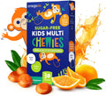 OmegaVia Sugar Free Kids Multivitamin Chewies - Daily Chewable Gummy Vitamins for Kids 3+ OmegaVia