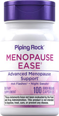 Piping Rock Menopause Ease Supplement | 100 Capsules | Advanced Support for Women | with Black Cohosh and Wild Yam | Non-GMO, Gluten Free Piping RockBuy Supplements Australia