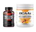 Snap Supplements Nitric Oxide Booster and BCAA Powder