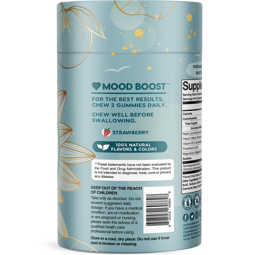 Nutracelle NUTRAMIN Mood Boost Multivitamin Gummy - Delicious & Yummy Anti-Stress NutracelleBuy Supplements Australia