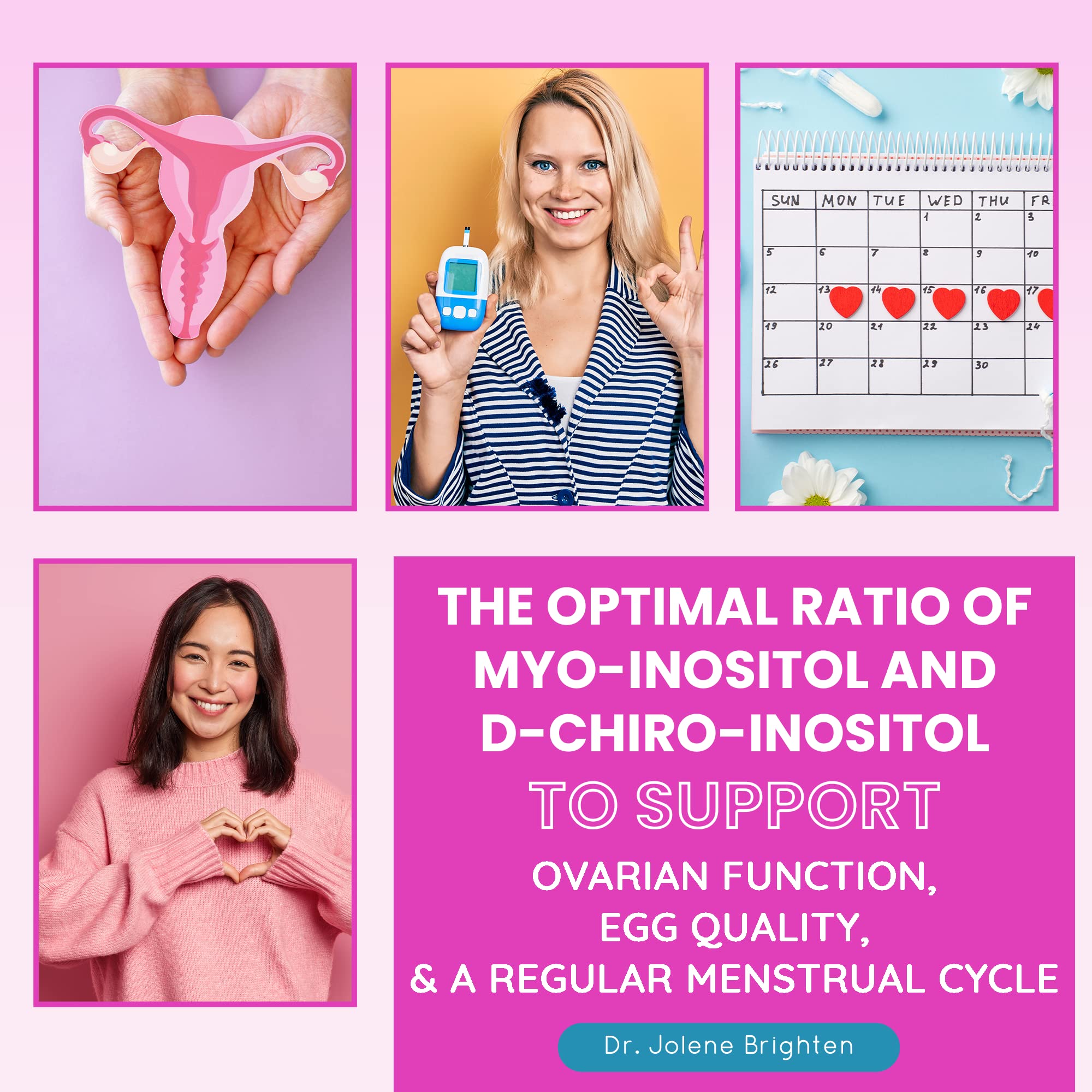 Dr. Brighten Myoinositol Plus - Doctor Formulated Ratio of Myo- and D-Chiro-Inositol Dr. BrightenBuy Supplements Australia