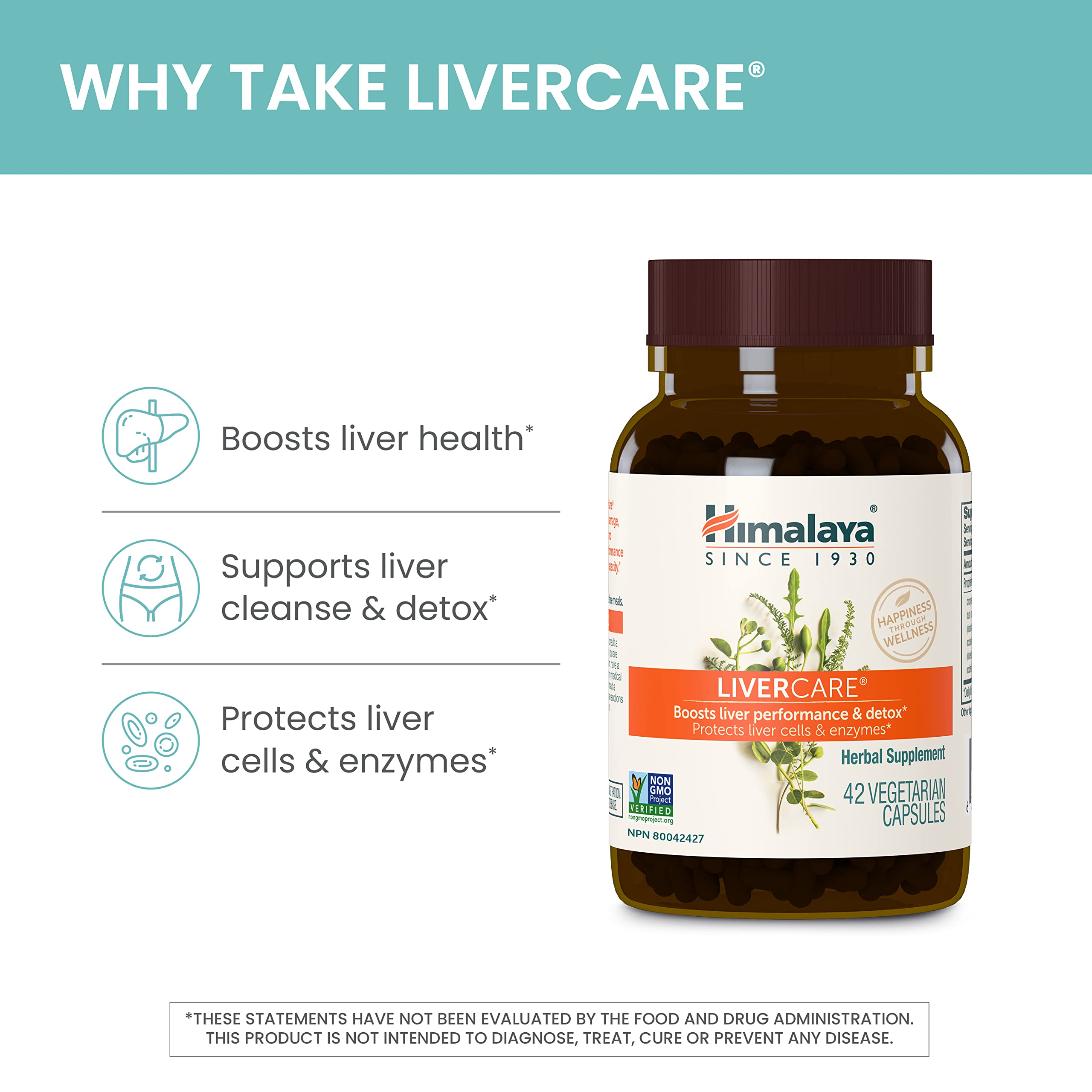 Himalaya LiverCare for Total Liver Support, Cleanse and Detox, Protects Cells & Enzymes HimalayaBuy Supplements Australia