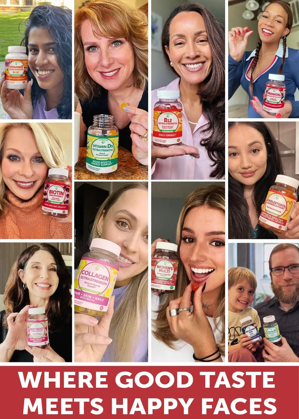 Lunakai USA Made Womens Multivitamin Gummies - Delicious Daily Dose with 16 Multi Vitamins for Women LunakaiBuy Supplements Australia