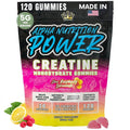 Creatine Monohydrate Gummies 5g - Raspberry Lemonade Flavored Creatine for Women and Men - Supplement for Muscle Gain, Strength, Energy, Cognitive Health, Pre and Post Workout, Recovery, (120 Gummies) Alpha Nutrition PowerBuy Supplements Australia