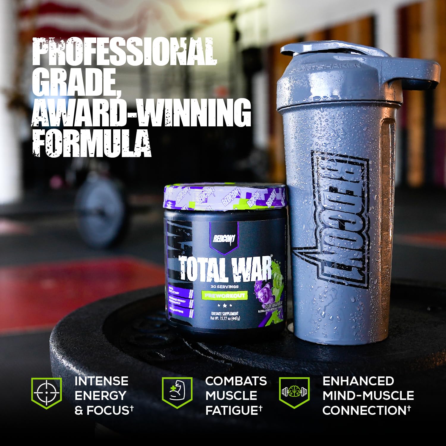 REDCON1 Total War Preworkout - Contains 320mg of Caffeine from Green Tea, Juniper REDCON1Buy Supplements Australia