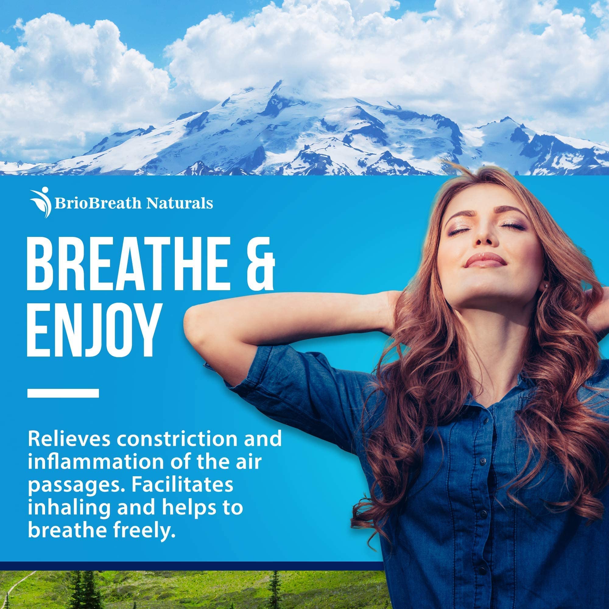 Lung Support Supplement - Natural Capsules for Lung Cleanse and Detox BRIOBREATH NATURALSBuy Supplements Australia