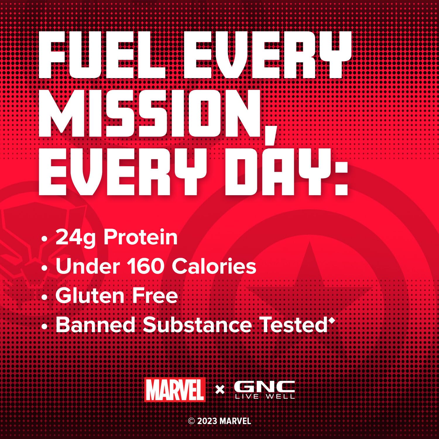 GNC Pro Performance 100% Whey - Marvel: Royal Caramel Cookie - 25 Servings GNCBuy Supplements Australia