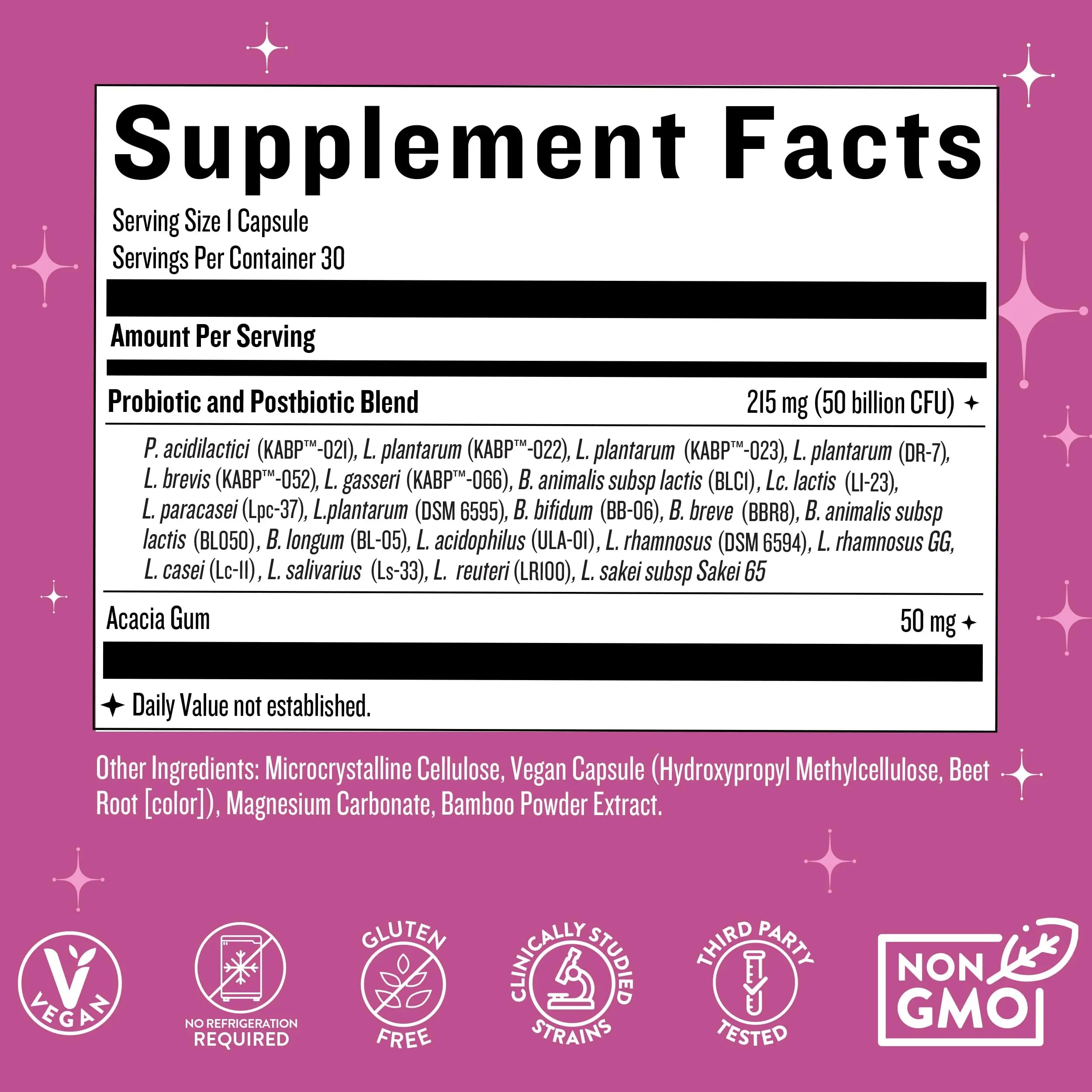 Legendairy Milk Hot Girl Ish™ - Daily Probiotics for Women with 50 Billion CFU - Women's Probiotic Supplement with 20 Probiotic Strains, Prebiotics & Postbiotic for Digestive, Gut & Immune Health Legendairy MilkBuy Supplements Australia