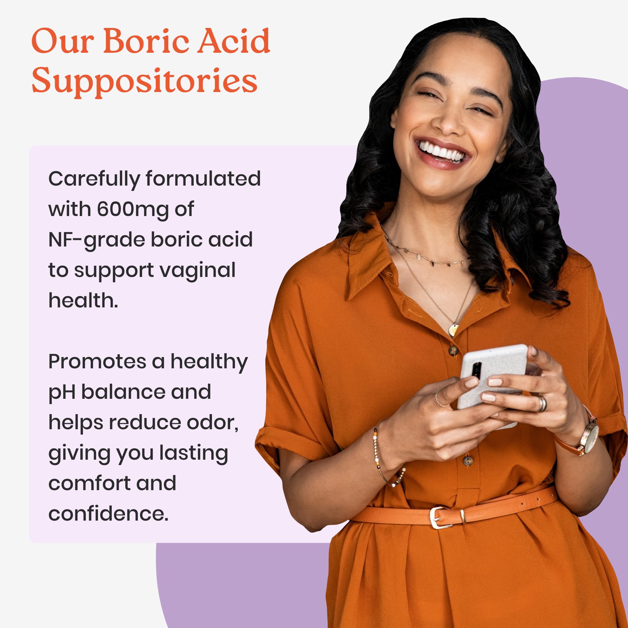NewLife Naturals Boric Acid Suppositories for Women - 600mg | pH Balance Pills | Feminine Care | 2 Pack (60 Capsules) | Made in USA NewLife NaturalsBuy Supplements Australia
