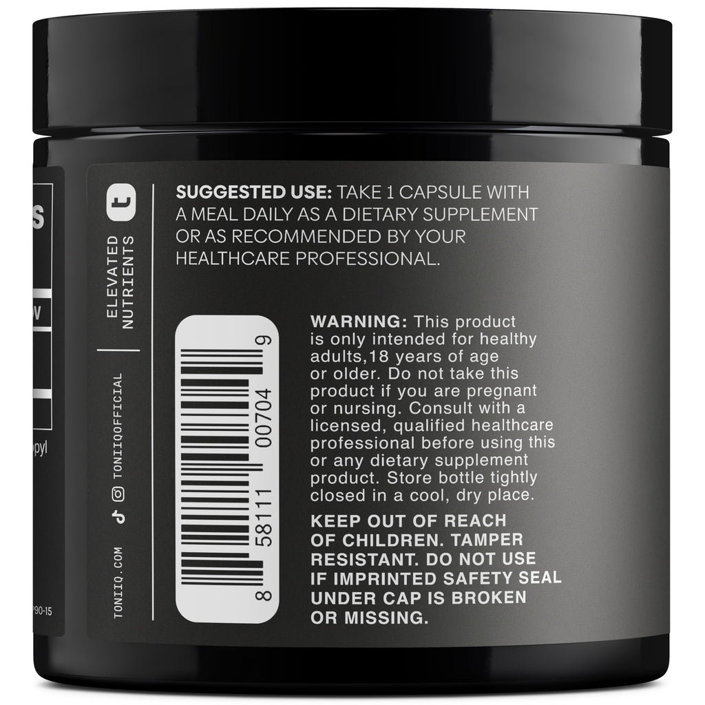 Toniiq Ultra High Strength 5HTP Capsules - 99%+ Highly Purified and Bioavailable - 12:1 Concentrated Extract - 200mg - 90 Veggie Capsules ToniiqBuy Supplements Australia