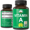 Certified Organic Vitamin A 5000 IU Supplement Capsules High Potency Vitamins. for Adults, Men, Women, Kids. Made with Carrot Juice. Great for Immune, Skin, Eye Support. Non GMO, Vegan Pills Peak PerformanceBuy Supplements Australia