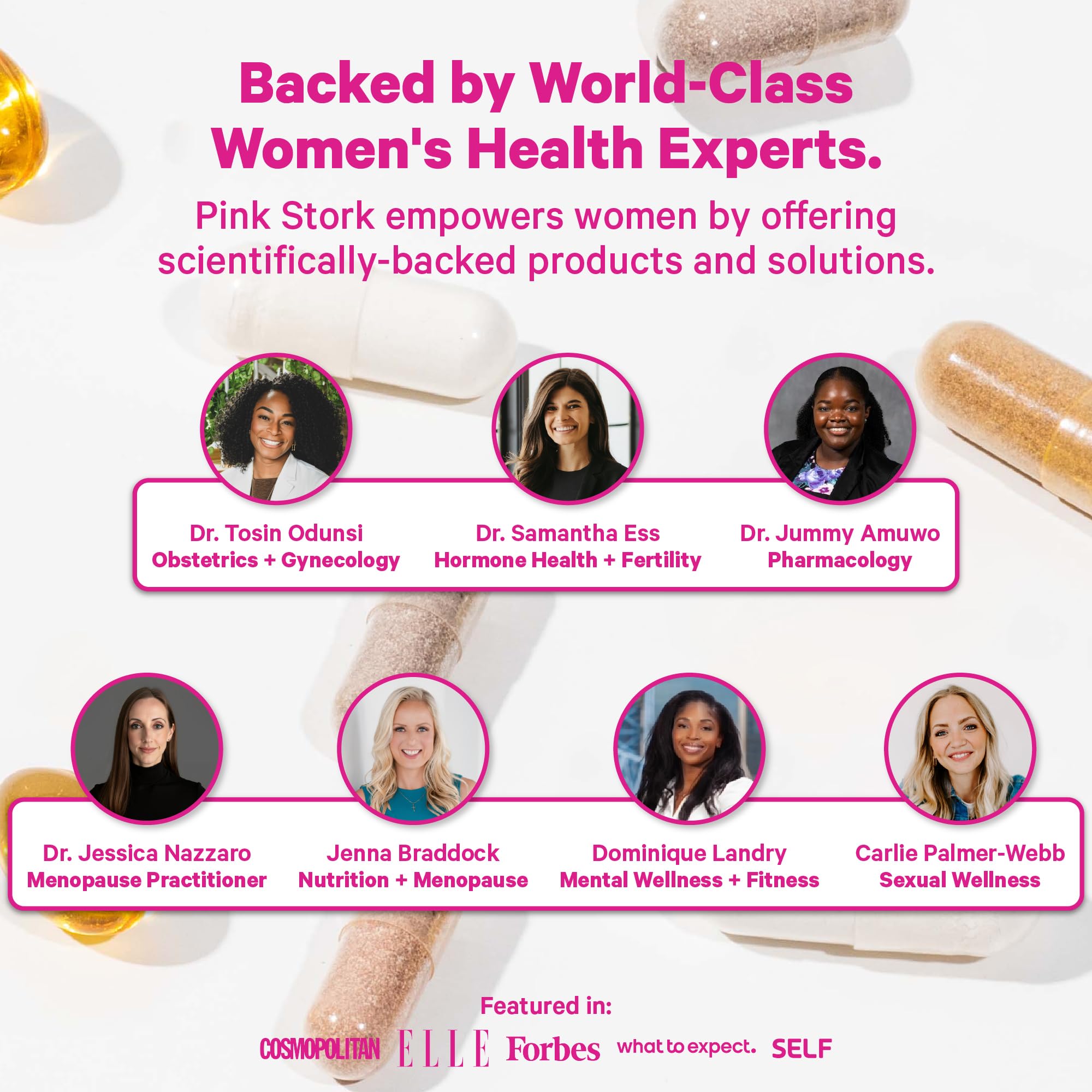Pink Stork Postpartum Mood Support - Postnatal Hormone Balance for Women - Breastfeeding Friendly - Stress & Cognitive Support, New Mom Essentials - Ashwagandha, Chamomile, & Vitamin D, 60 Capsules Pink StorkBuy Supplements Australia