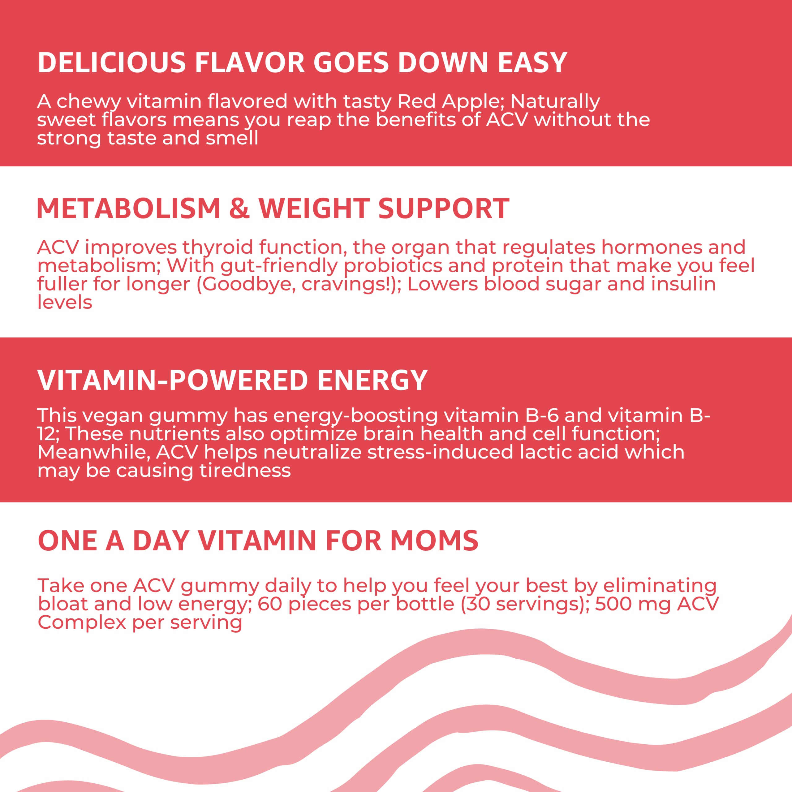 Baby Blues Apple Cider Vinegar Gummies - Vegan, Non-GMO & Gluten-Free, Postpartum Dietary Supplement Baby BluesBuy Supplements Australia