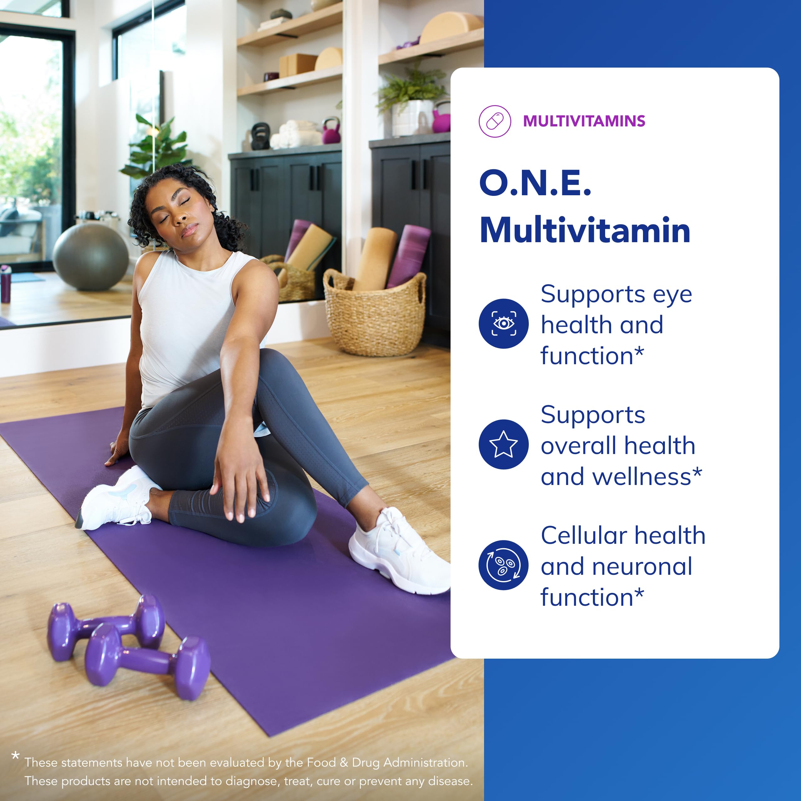 Pure Encapsulations O.N.E. Multivitamin - Once Daily Multivitamin with Antioxidant Complex Metafolin, CoQ10, and Lutein to Support Vision
