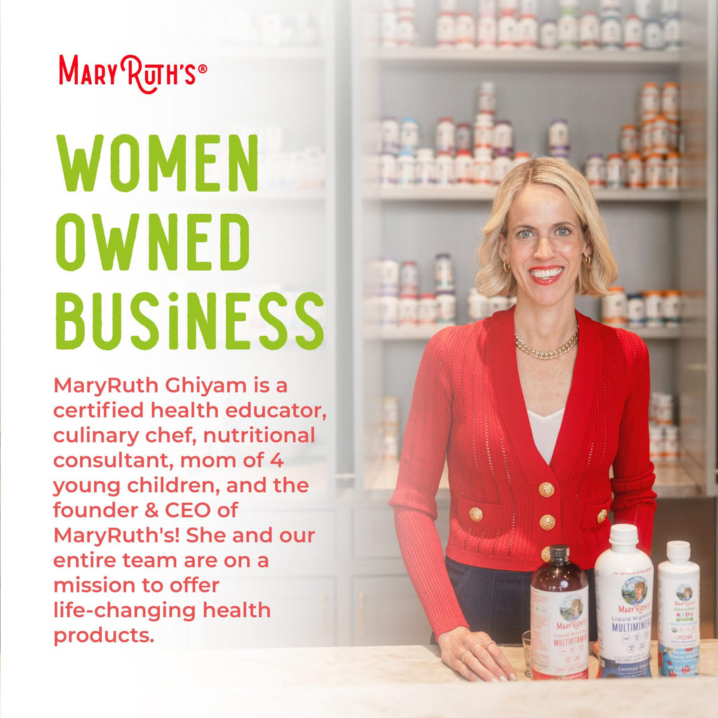 MaryRuth's Liquid Morning Multivitamin Essentials+ | Vitamin A C D E B6 B12 K2 Biotin Zinc | Mens Womens Multivitamin | Immune Support | Beauty | Sugar Free | Vitamins for Ages 1+ | Vegan | 32 Fl Oz MARYRUTH'SBuy Supplements Australia