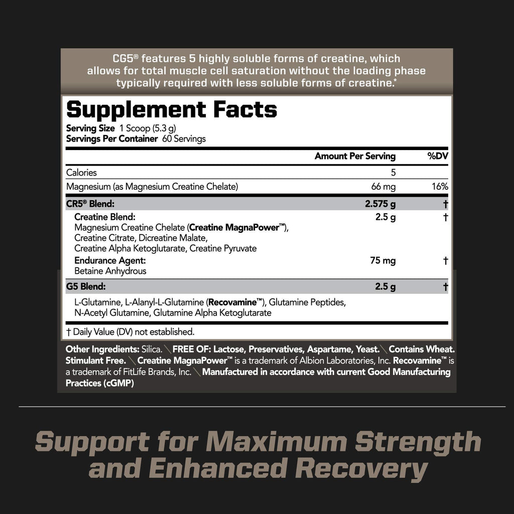 PMD Sports Ultra Pump Fuel Insanity - Pre Workout - Tropical Orange Mango (30 Servings) Sports CG5 Premium Creatine and L-Glutamine Powder (60 Servings)