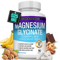 Magnesium Glycinate 525mg - High Absorption Chelated Magnesium Supplement Made with Pure Magnesium Glycinate - Supports Muscles, Sleep, Cramps, Recovery Bisglycinate