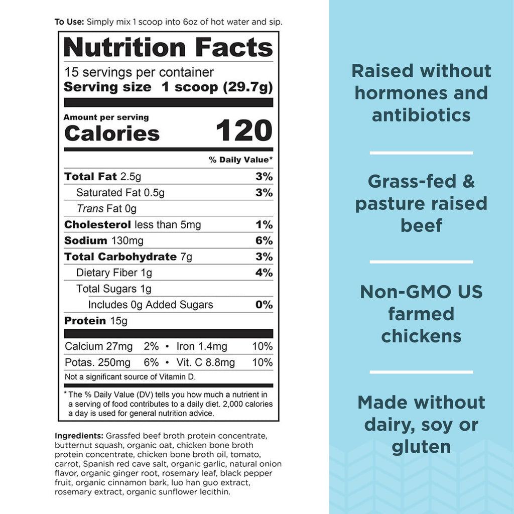 Ancient Nutrition Bone Broth Protein Powder, Chicken Soup, Grass-Fed Chicken Ancient NutritionBuy Supplements Australia