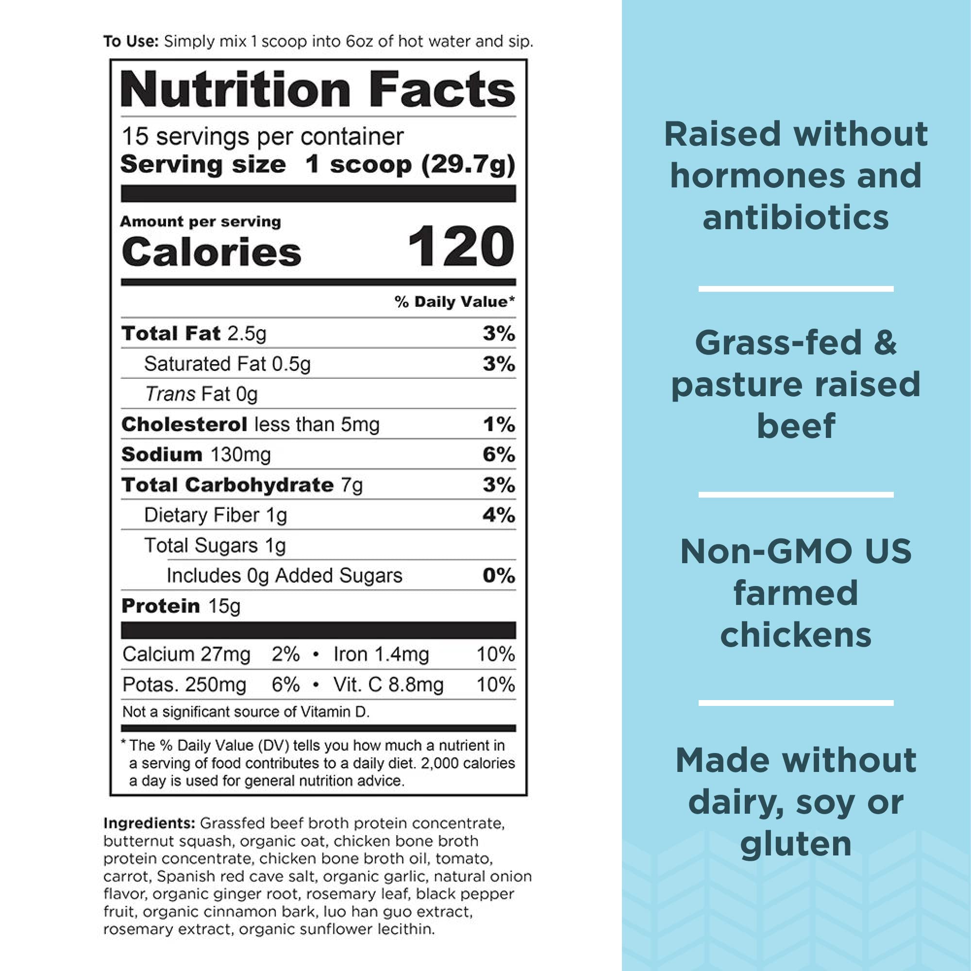 Ancient Nutrition Bone Broth Protein Powder, Chicken Soup, Grass-Fed Chicken Ancient NutritionBuy Supplements Australia