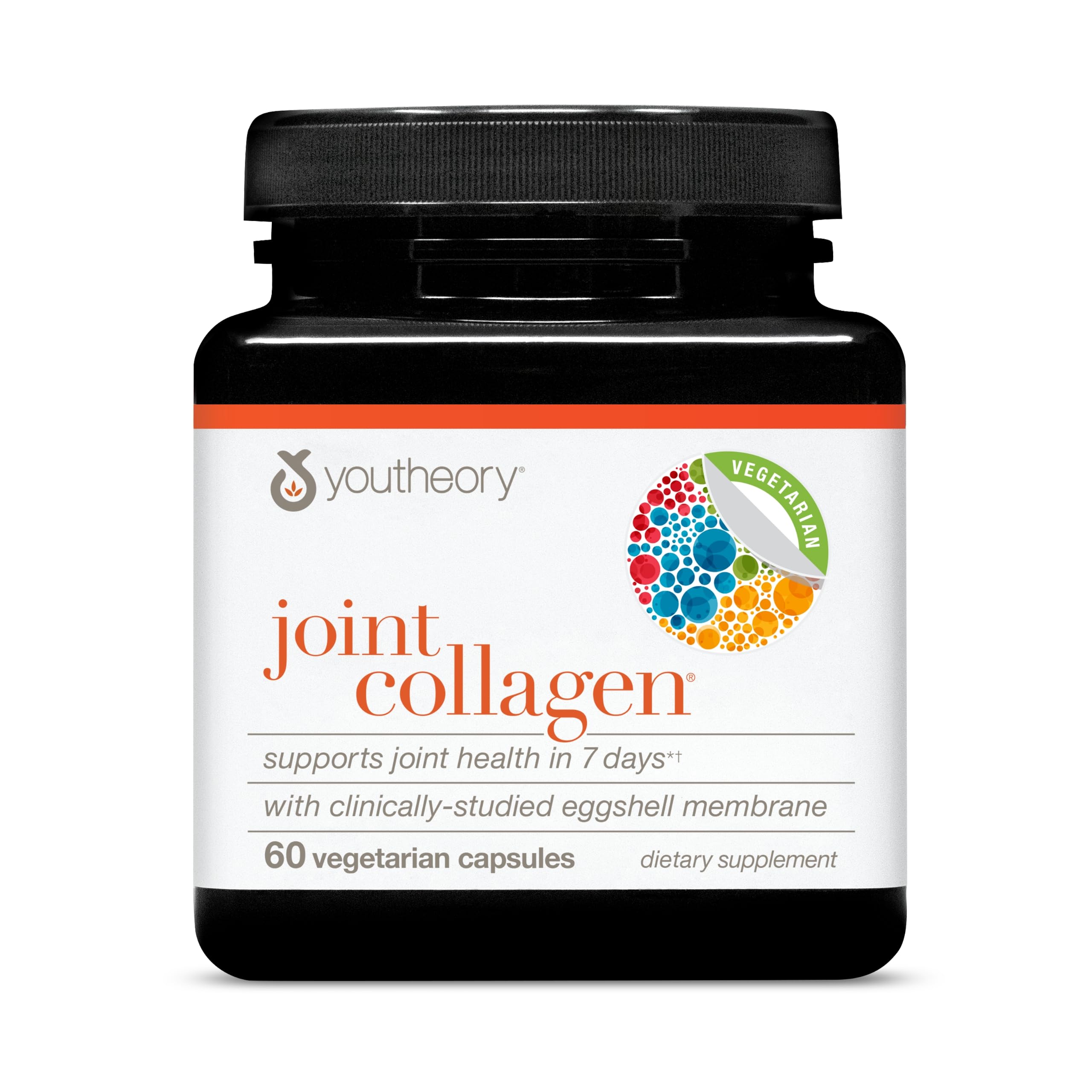 Youtheory Joint Collagen - Vegetarian Collagen Supplement with NEM Eggshell Membrane & Boswellia Extract - Dairy, Soy & Gluten Free - 60 Vegetarian Capsules YoutheoryBuy Supplements Australia