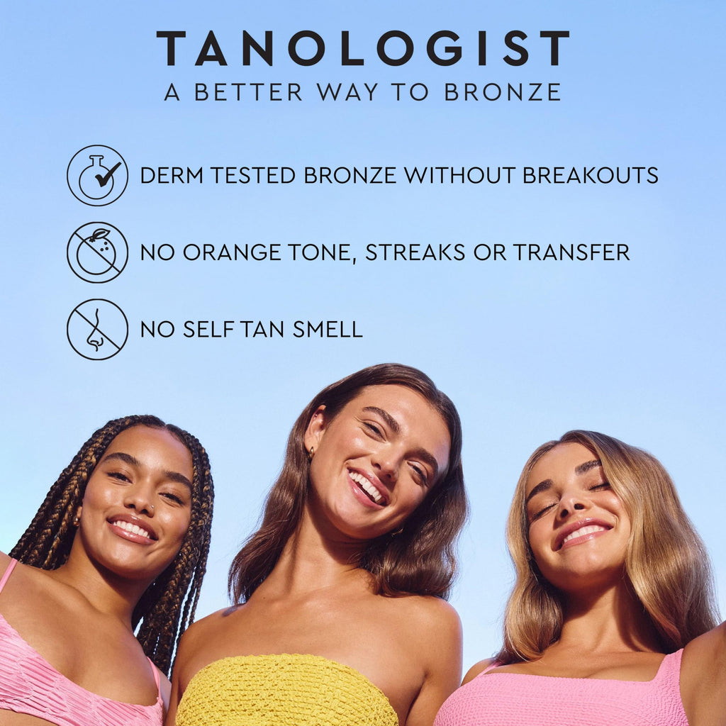 Tanologist Dark Self Tan Drops, Streak-Free Body & Face Tanning Drops, No Fake Tan Smell